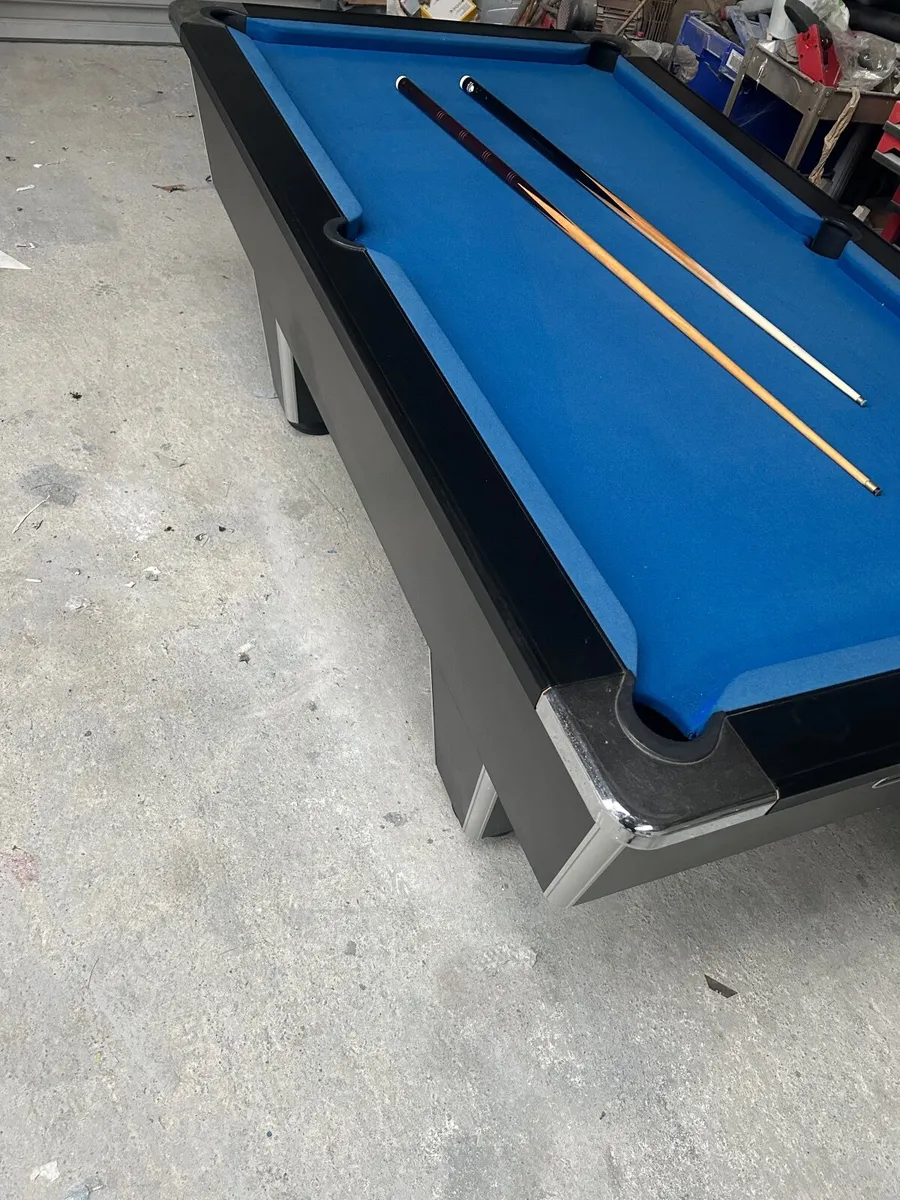 7ft Slate Bed Pool Table - Image 4