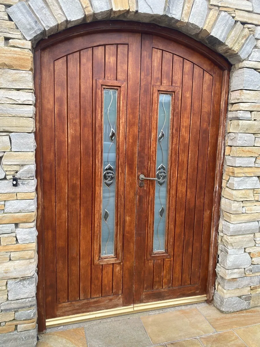 Timber Double Doors - Image 1