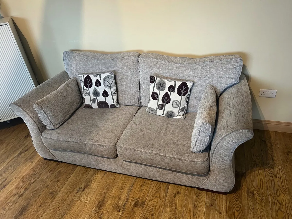 Grey Couch Set - Image 3