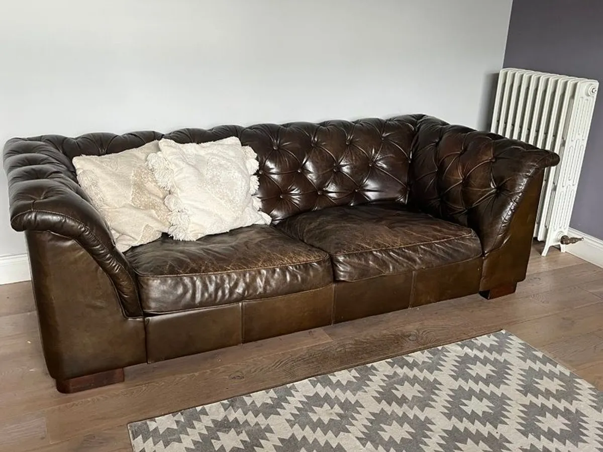 Leather Sofa - Image 1