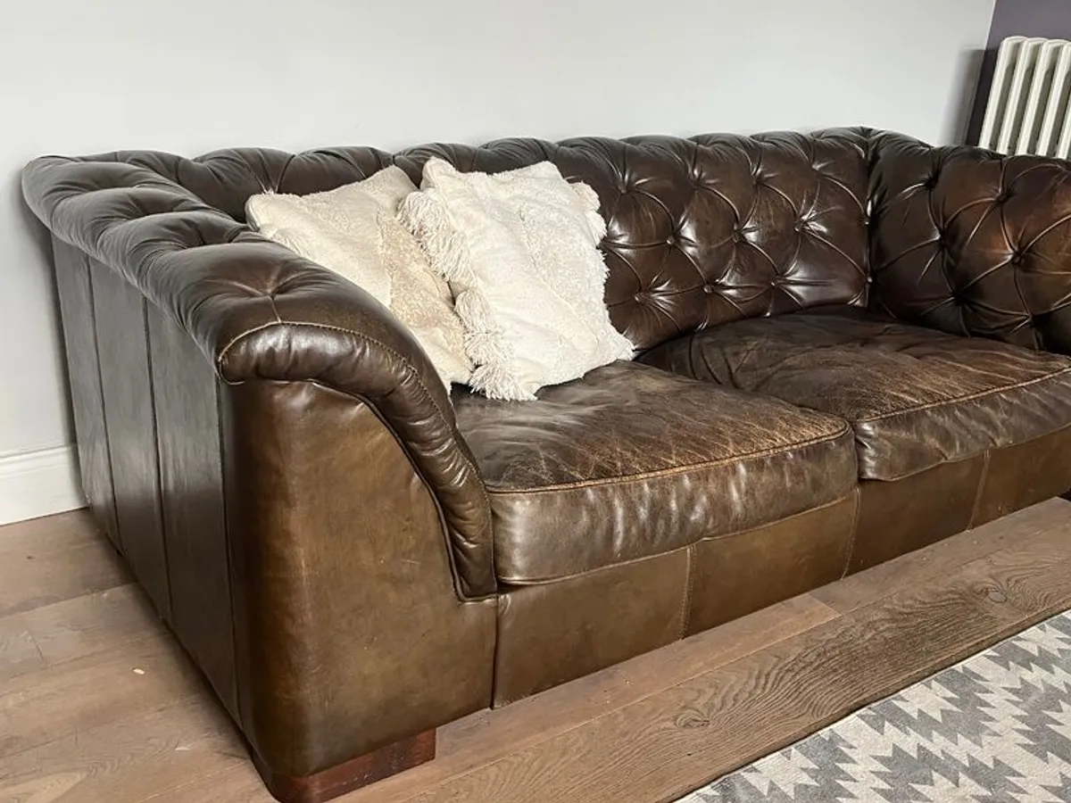 Leather Sofa - Image 2