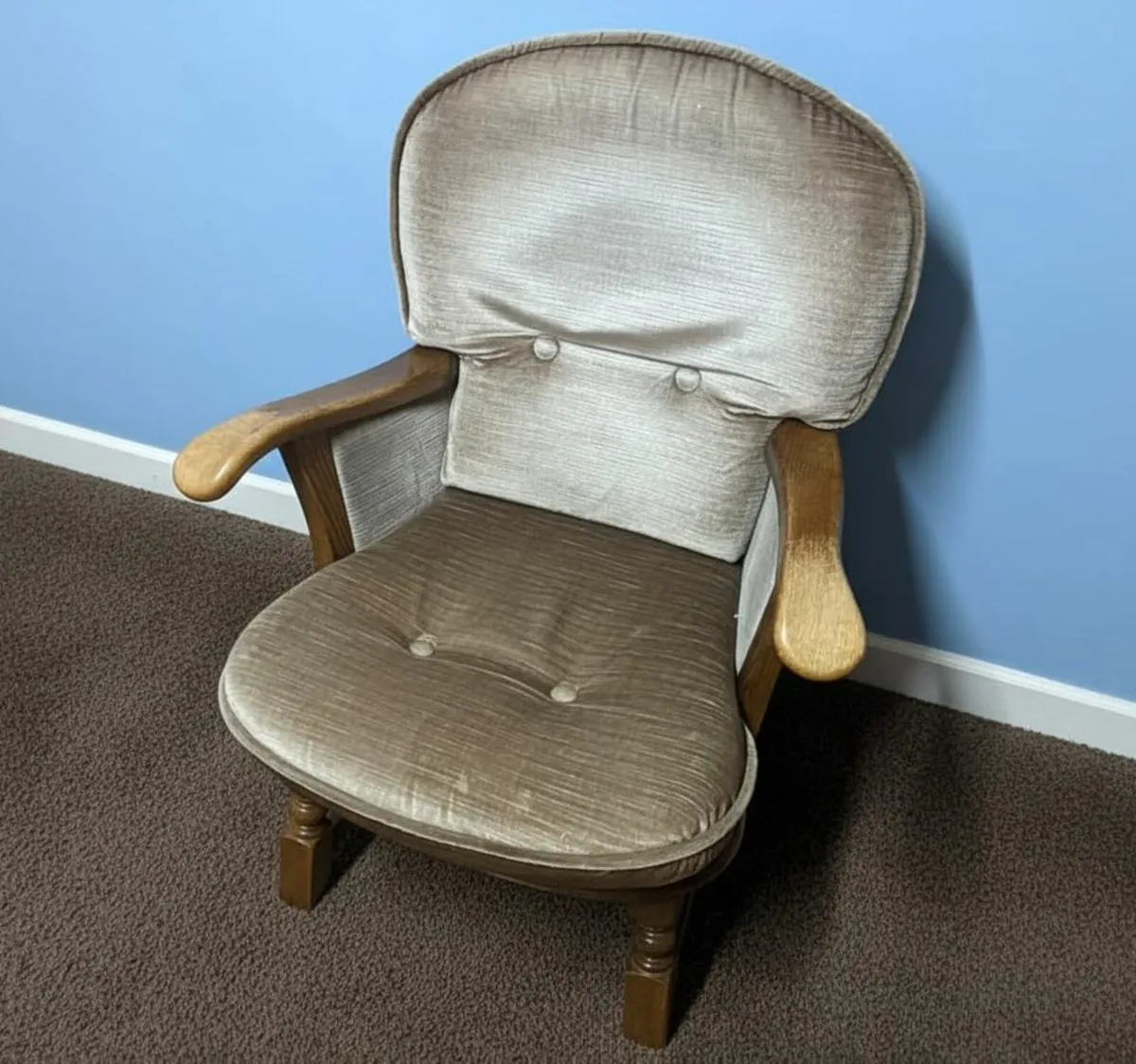 Vintage Orthopedic Fireside Armchair - Image 1