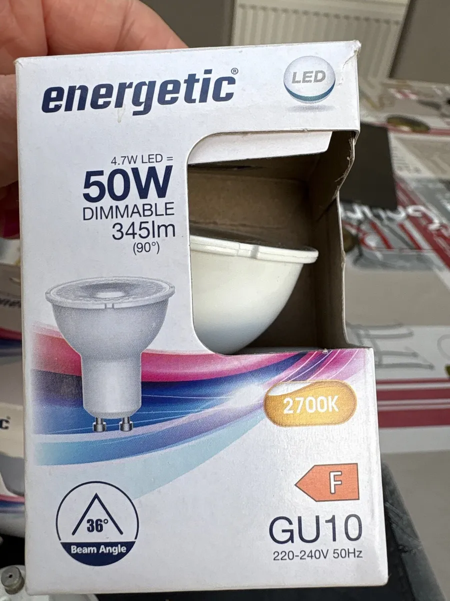 Free. 9 Dimmable 50W LED GU10 bulbs - Image 2