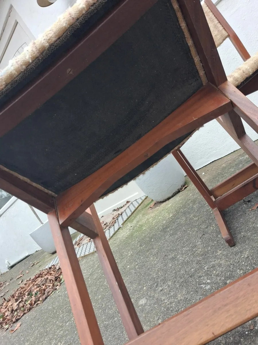 Danish mid centuary dining chairs - Image 3