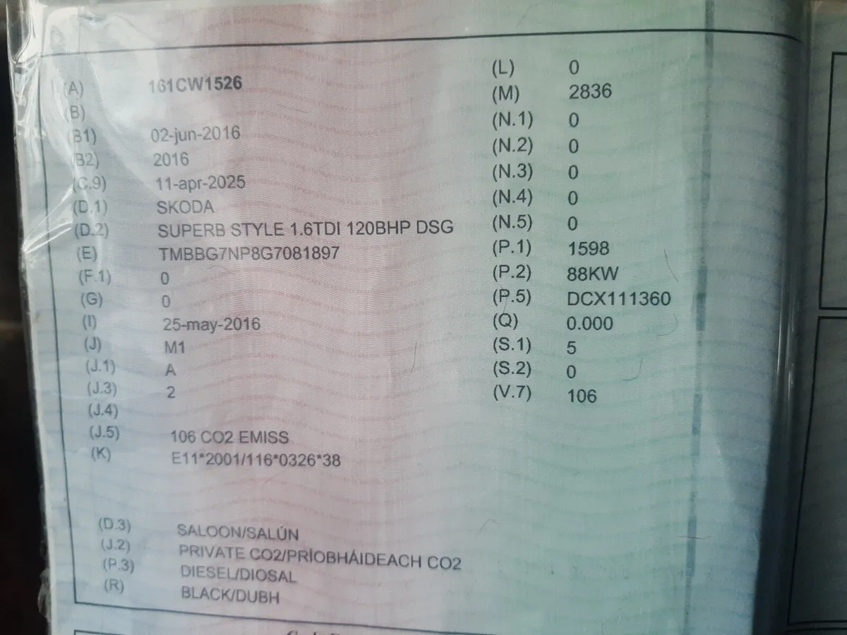 SKODA SUPERB AUTOMATIC STYLE 1.6 TDI - Image 2