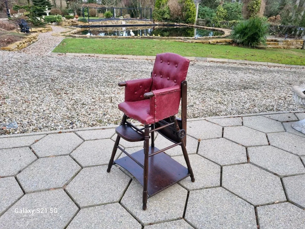 Antique Metamorphic Baby's High Chair - Image 4