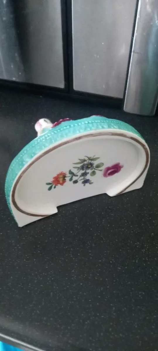 Beautiful Antique Porcelain Wall Shelf - Image 3