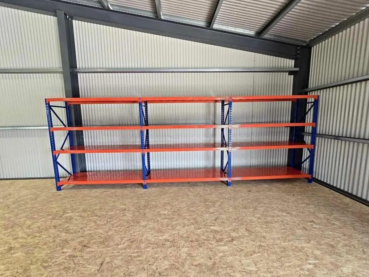 4 Tier Longspan Shelving Bays With Metal Shelves - Image 2