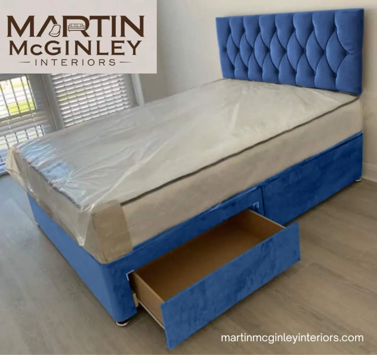 All Sizes Available Chesterfield Divan Beds - Image 1
