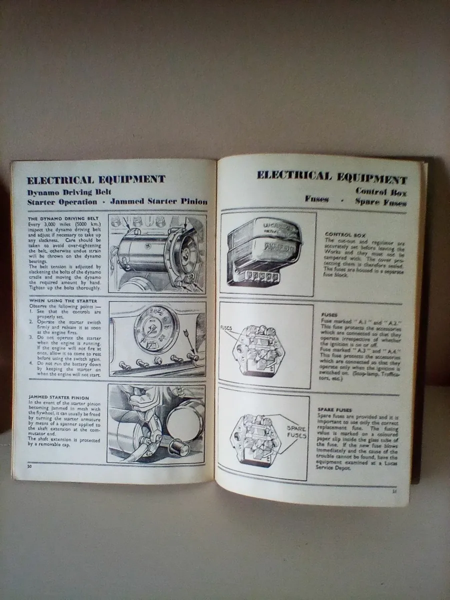 Morris minor operation manual - Image 3