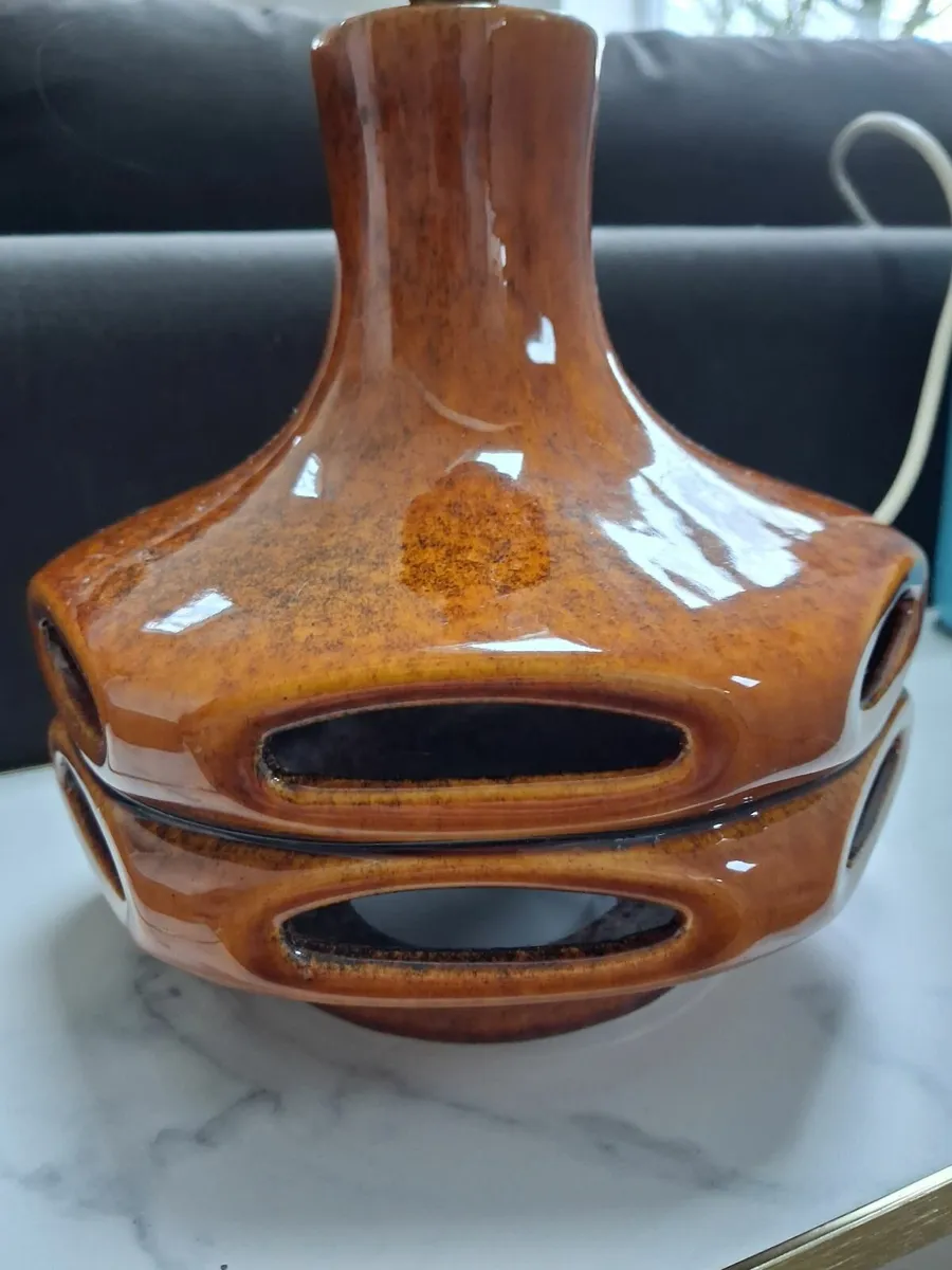 Vintage W. German  ceramic light - Image 1