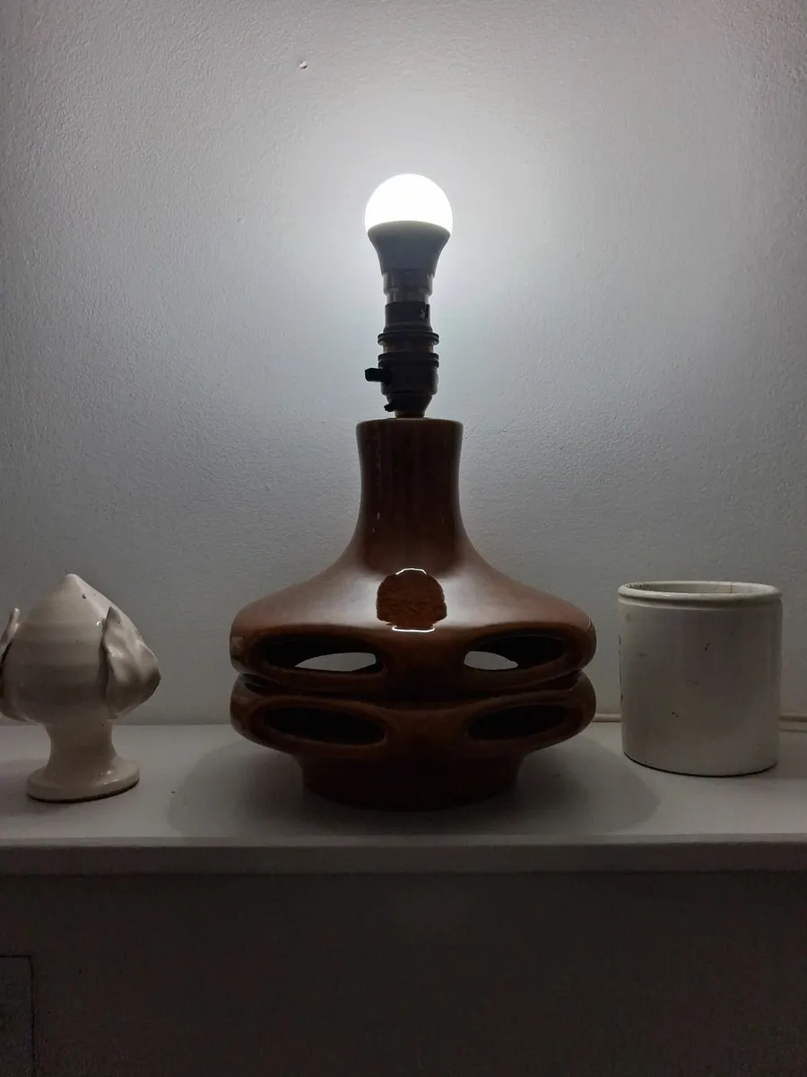 Vintage W. German  ceramic light - Image 4