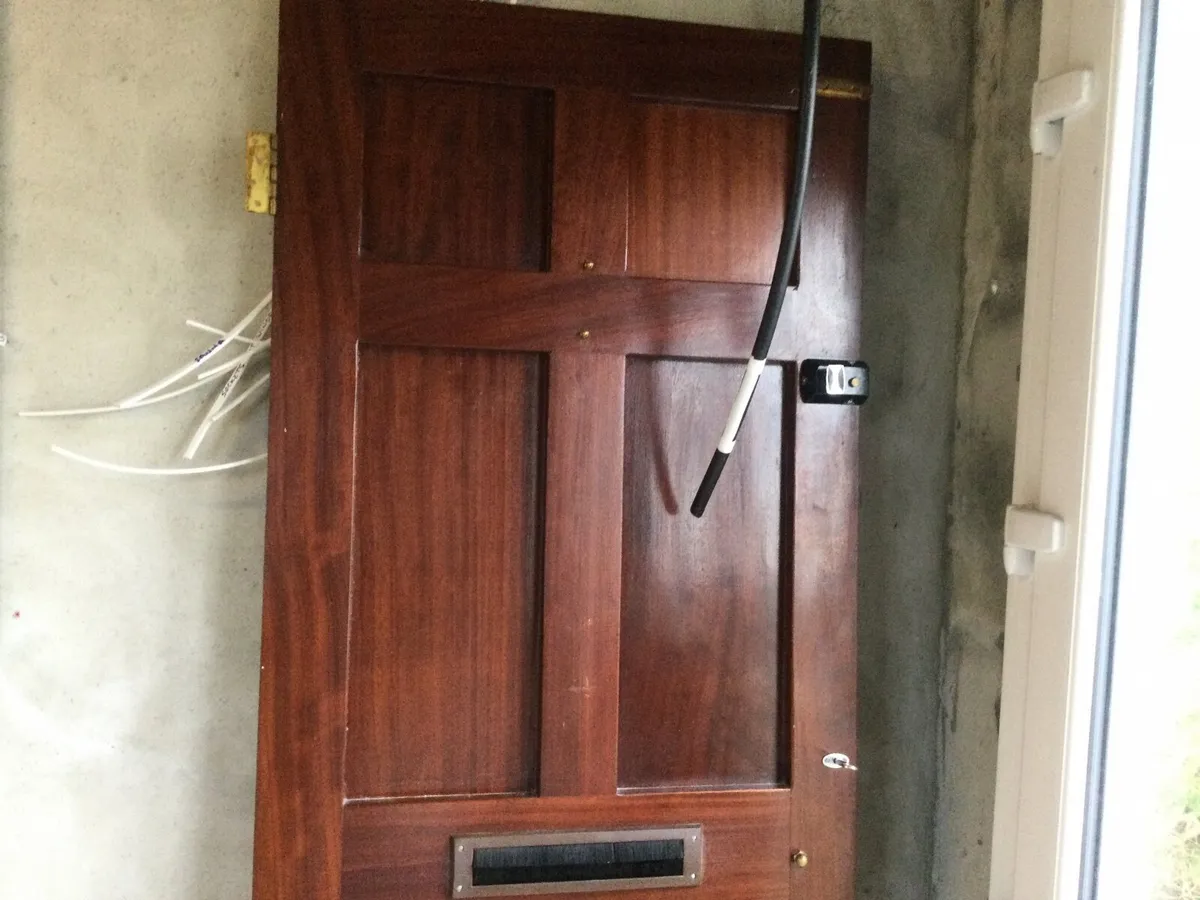 Teak front door for free - Image 2