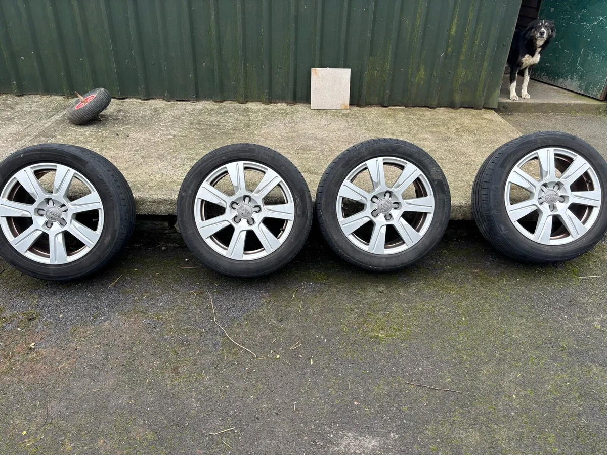 17” audi wheels - Image 1