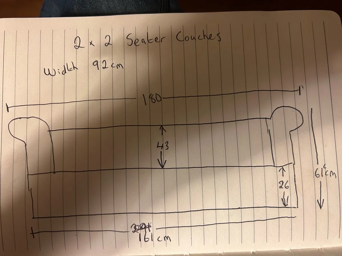 Laura Ashley twin two seater - Image 3