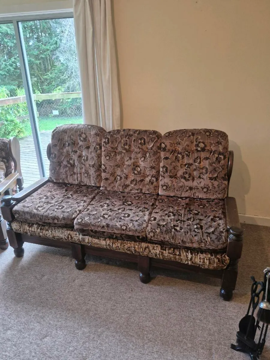 Free 3 Piece Wooden Suite - Image 2