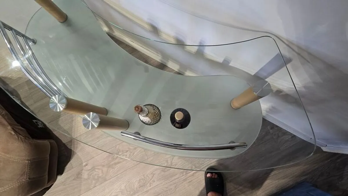 Glass Home Bar/ Cabinet - Image 2