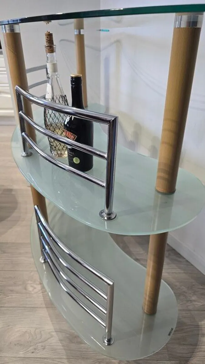 Glass Home Bar/ Cabinet - Image 4