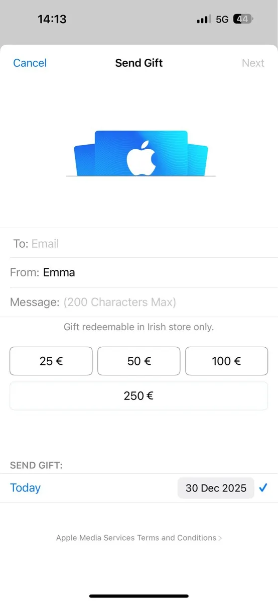 Apple gift card - Image 2