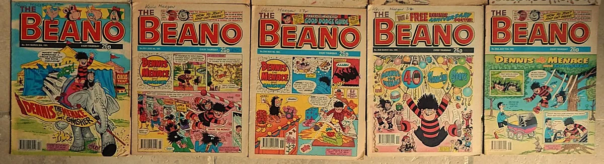 Selection of 20 Vintage Beano Comics from the 90s - Image 4