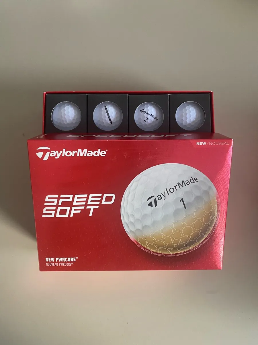 12 Taylormade Speedsoft Golf balls - New - Image 1