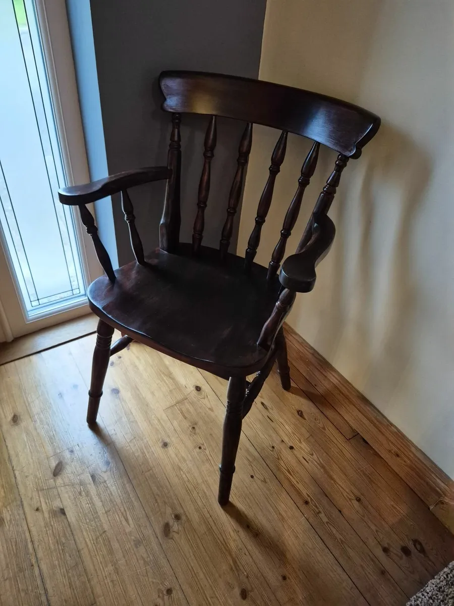 Solid wood Farmhouse Chair, suit bedroom, bathroom - Image 2