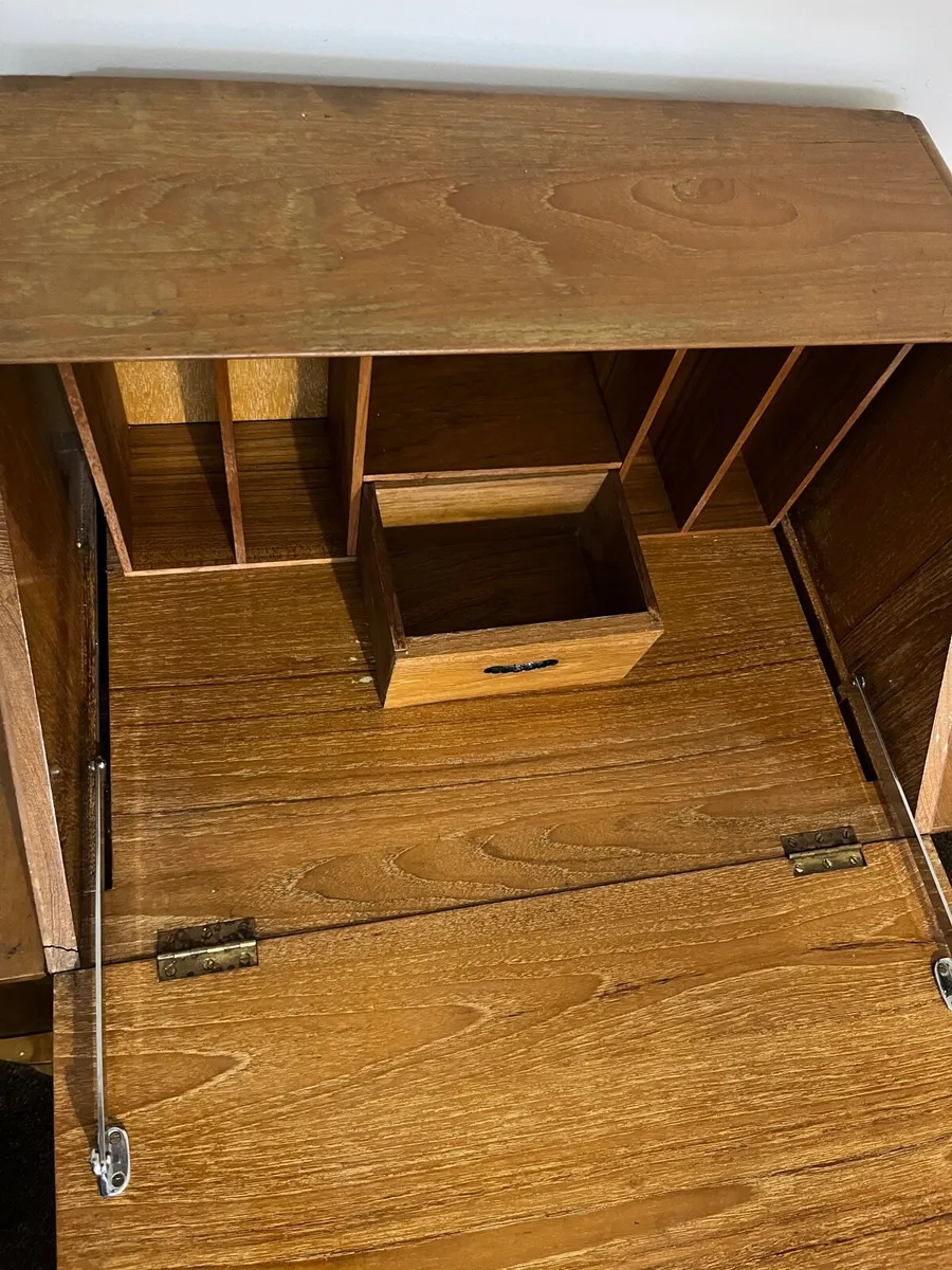Oriental Bureau With 4 Matching Pieces Circa 1960 - Image 3