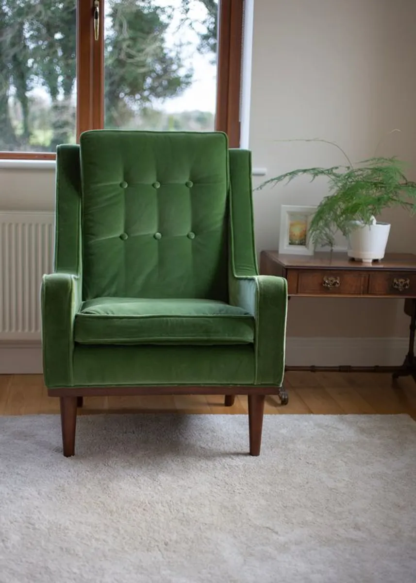 EZ Living Scott Green Armchair x 2 - Image 2