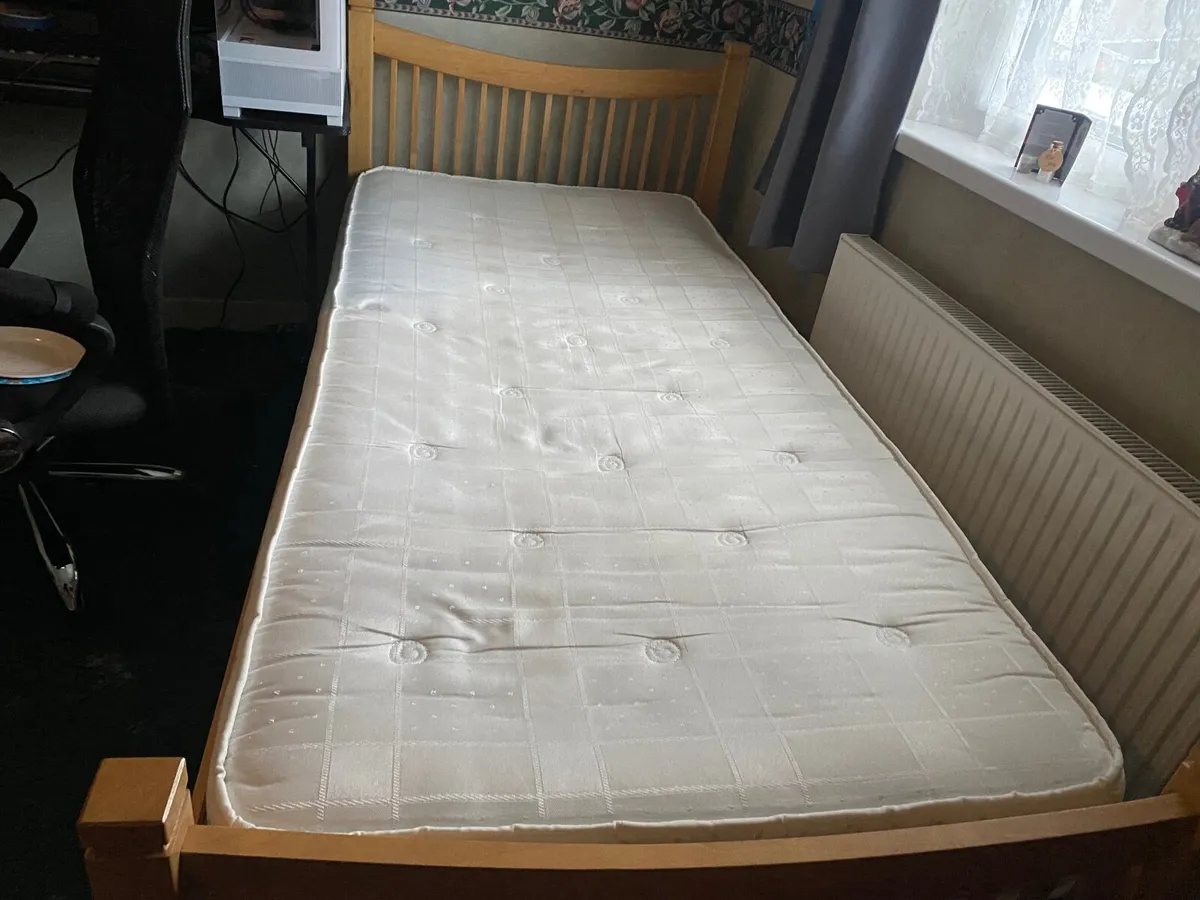 Single Bed and Mattress - Image 2
