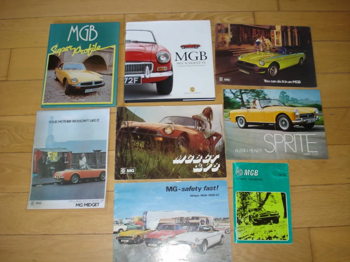 MG.MGB. MIDGET. SPRITE ORIGINAL SALES BROCHURES, - Image 1