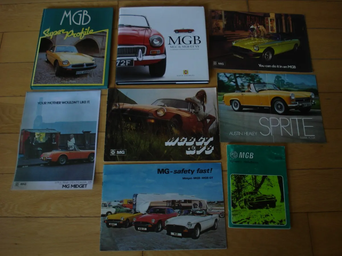 MG.MGB. MIDGET. SPRITE ORIGINAL SALES BROCHURES, - Image 2