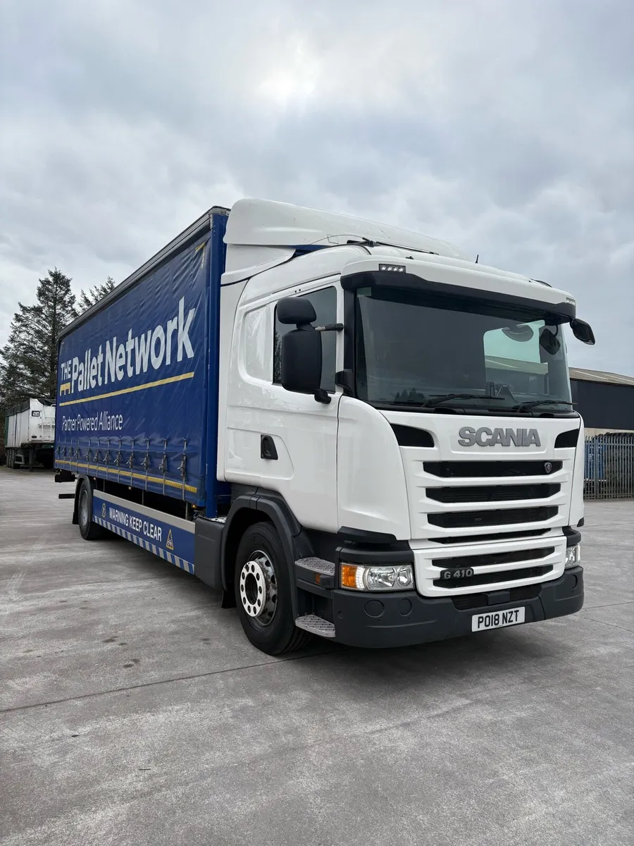 Scania G410 2018 Rigid Curtainsider - Image 1