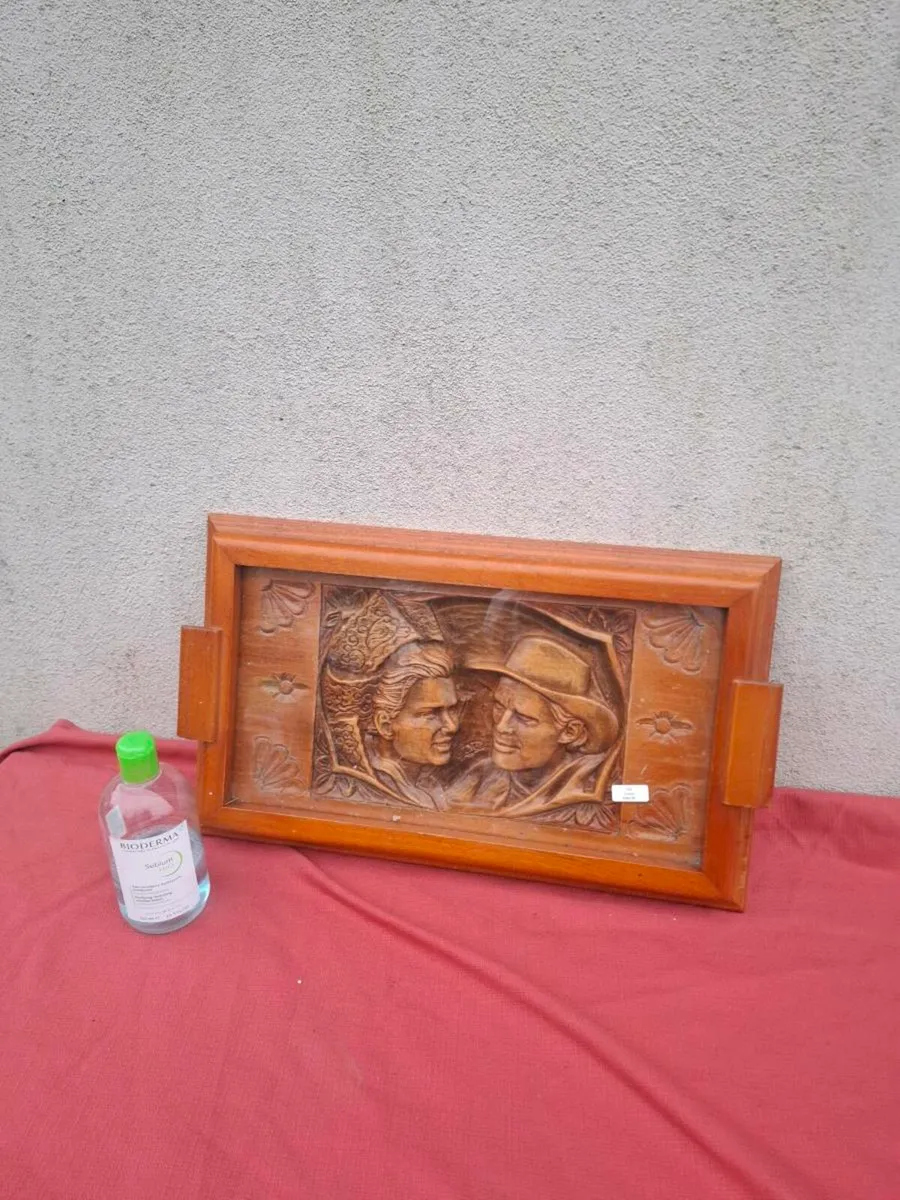 Stunning wood tray postage possible