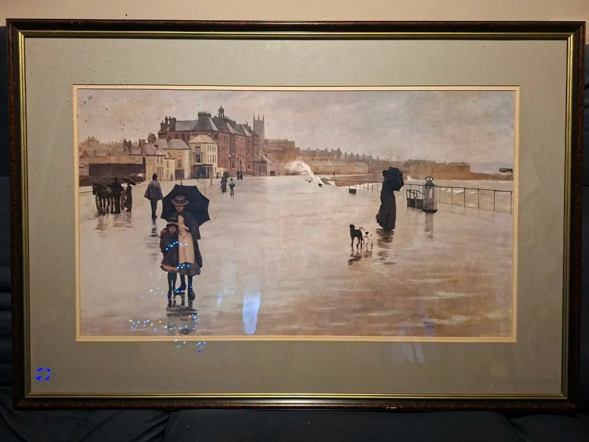 Large framed print by Norman Garstin 1847 - 1926 - Image 1