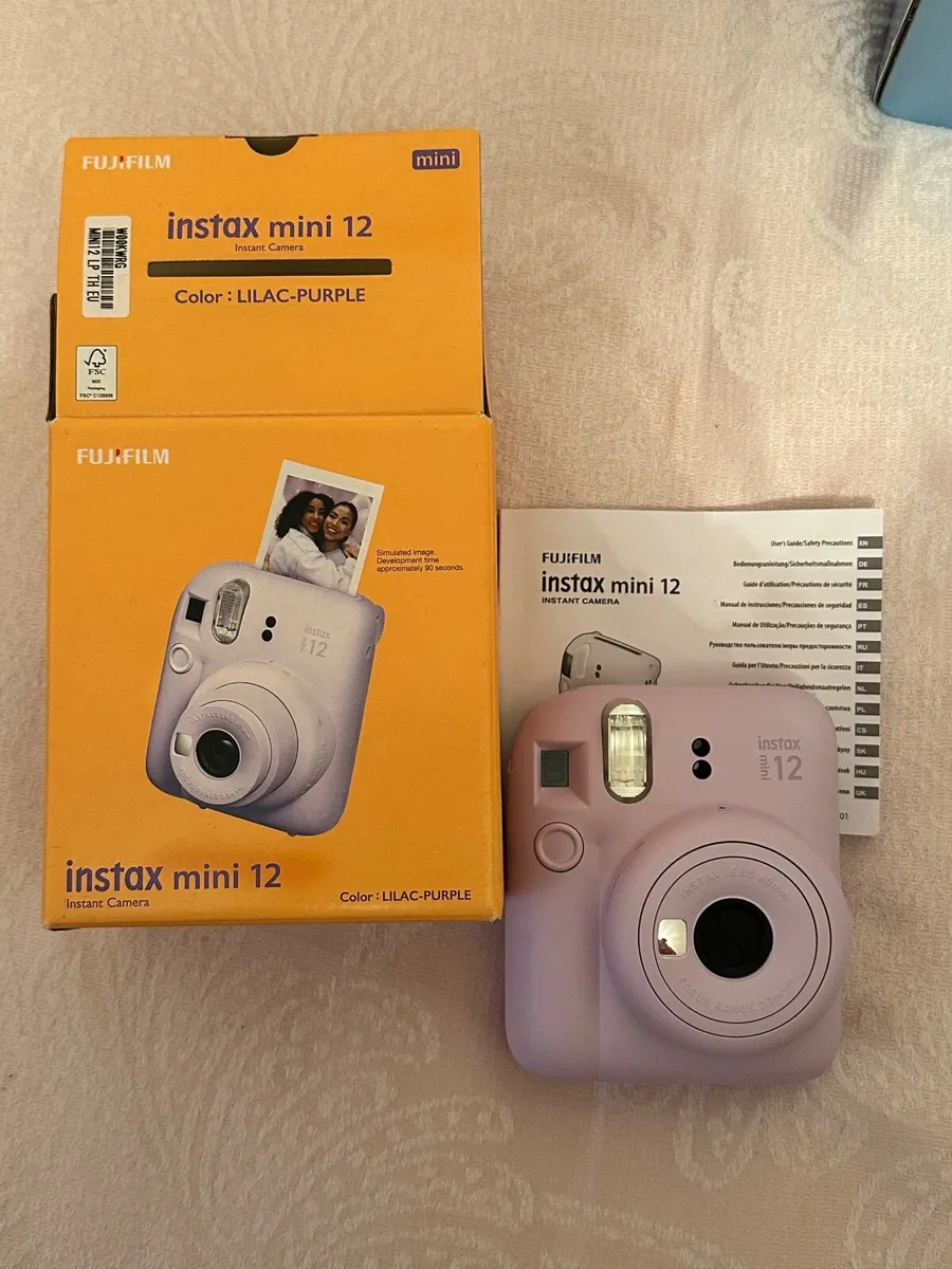Lilac Instax 12 mini camera