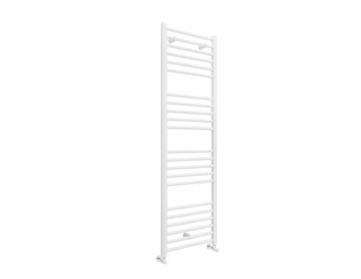 Bathshack Cork - White Heated Towel Rail Bundle - Image 1