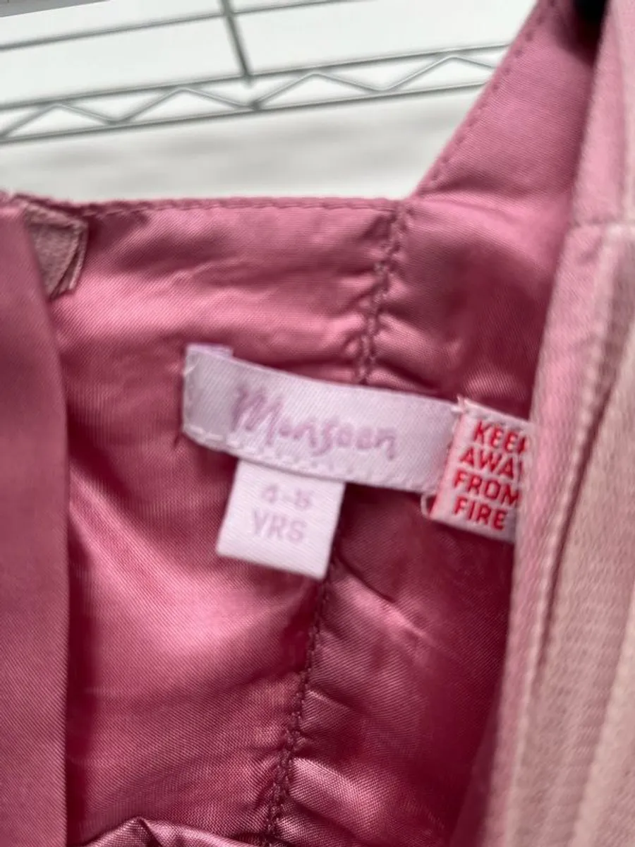 Monsoon girl's dress, Age 4-5 (Free girls clothes/items for first buyer to offer asking price on this) - Image 3