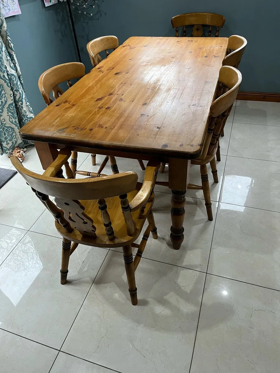 Solid Pine table Newry - Image 2