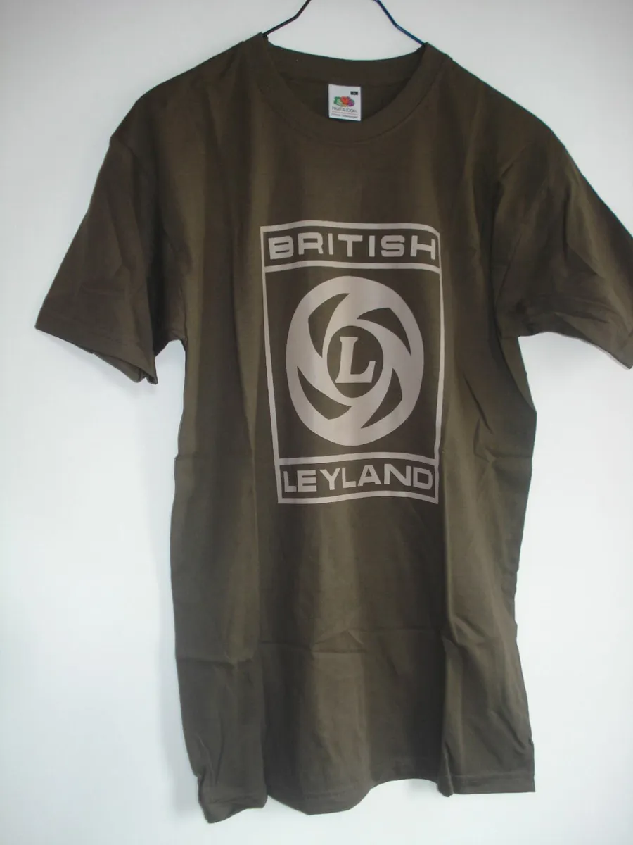 BRITISH LEYLAND BROWN T-SHIRT.  S - Image 1