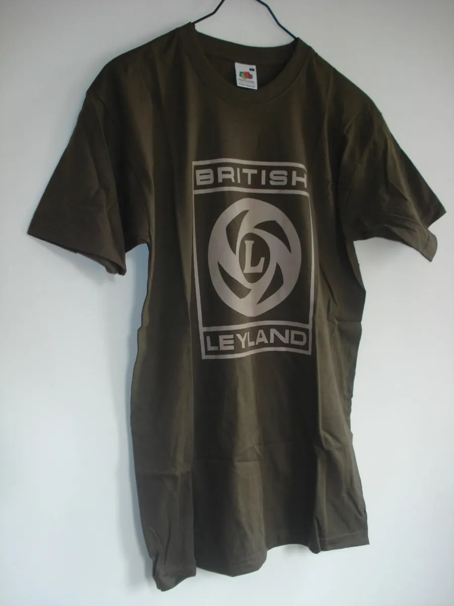 BRITISH LEYLAND BROWN T-SHIRT.  S - Image 2