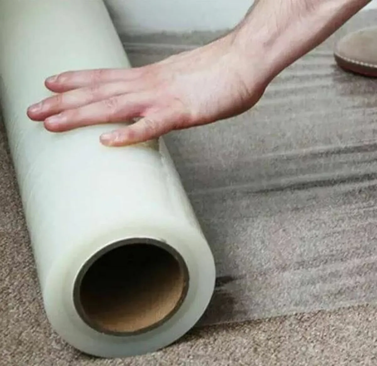 Carpet Protection Film 600mm x 50mtr. - Image 1