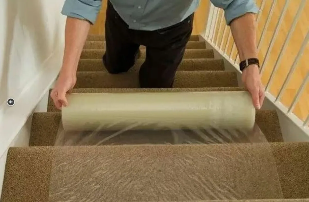 Carpet Protection Film 600mm x 50mtr. - Image 2