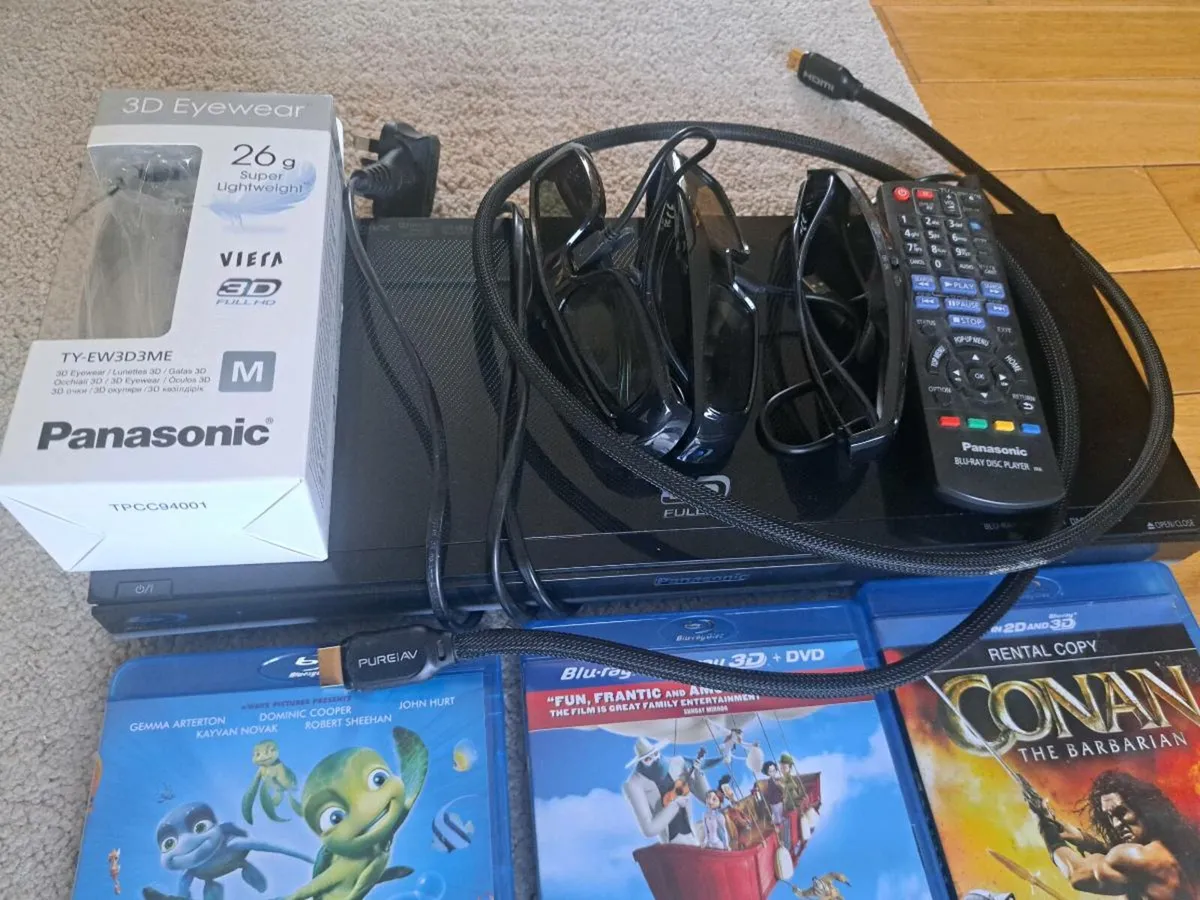Panasonic Bluray 3D DVD player - Image 1