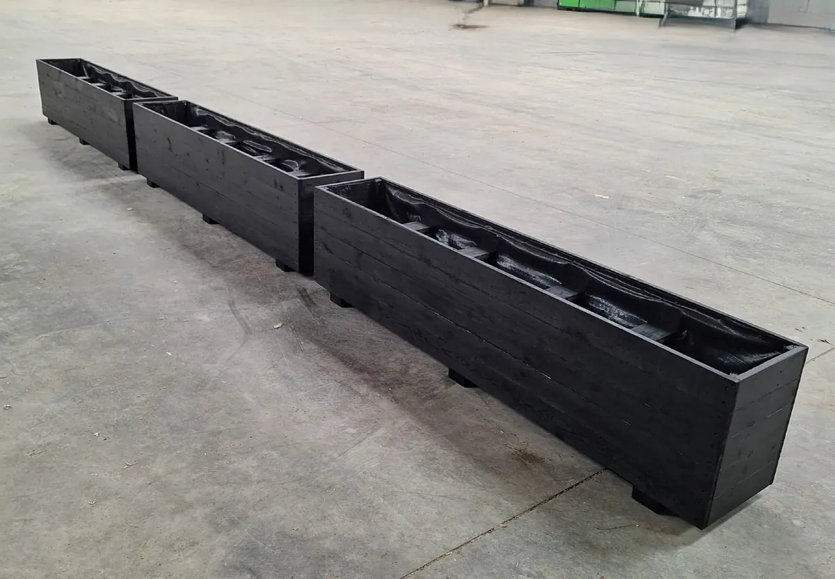 Garden Outdoor Wooden Planters - Image 2