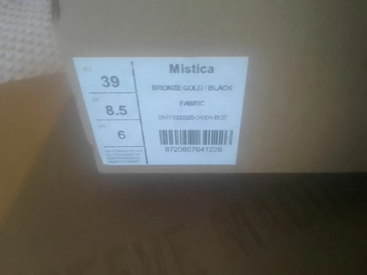 Steve madden bronze & black rhinestone trainers 6 - Image 2