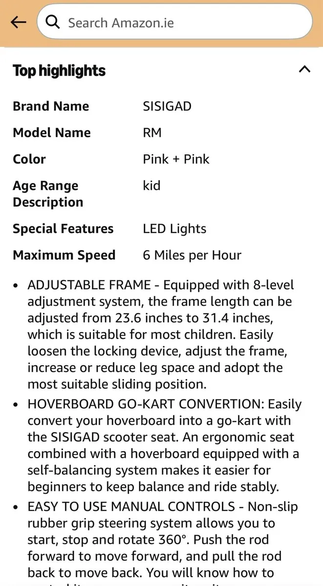 Sisgad Hoverboard & Kart - Image 2