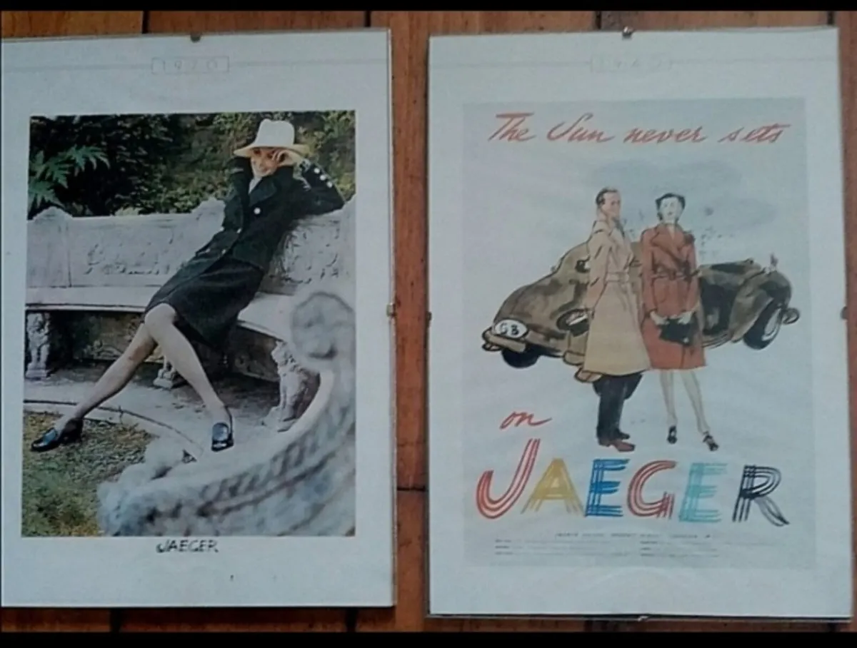 Two Vintage Jaeger Prints - Image 1