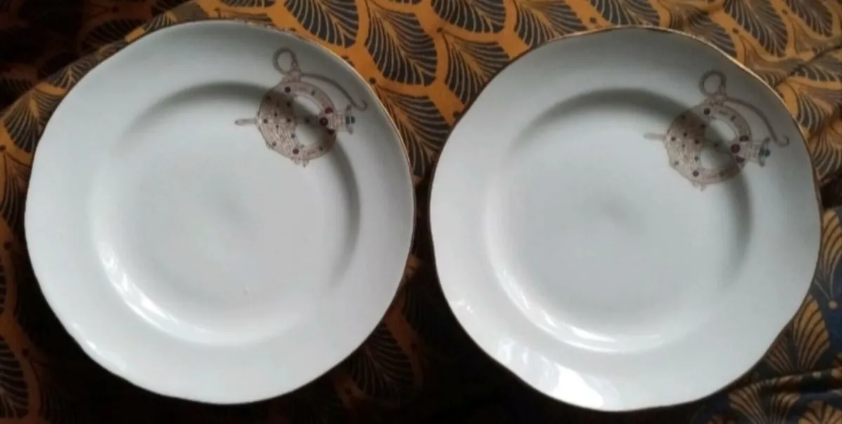 Two Royal Tara Brooch Side Plates