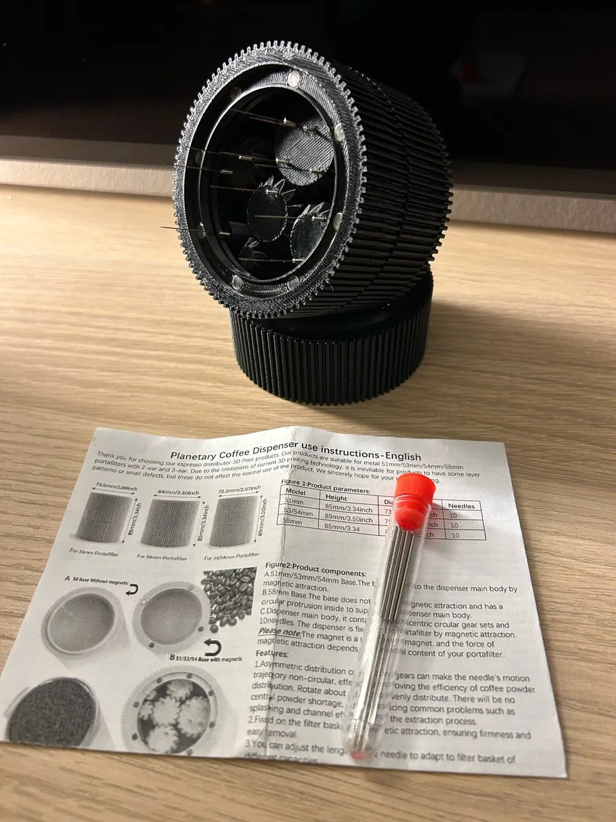 Coffee Tamper + accessories 58mm - Image 4