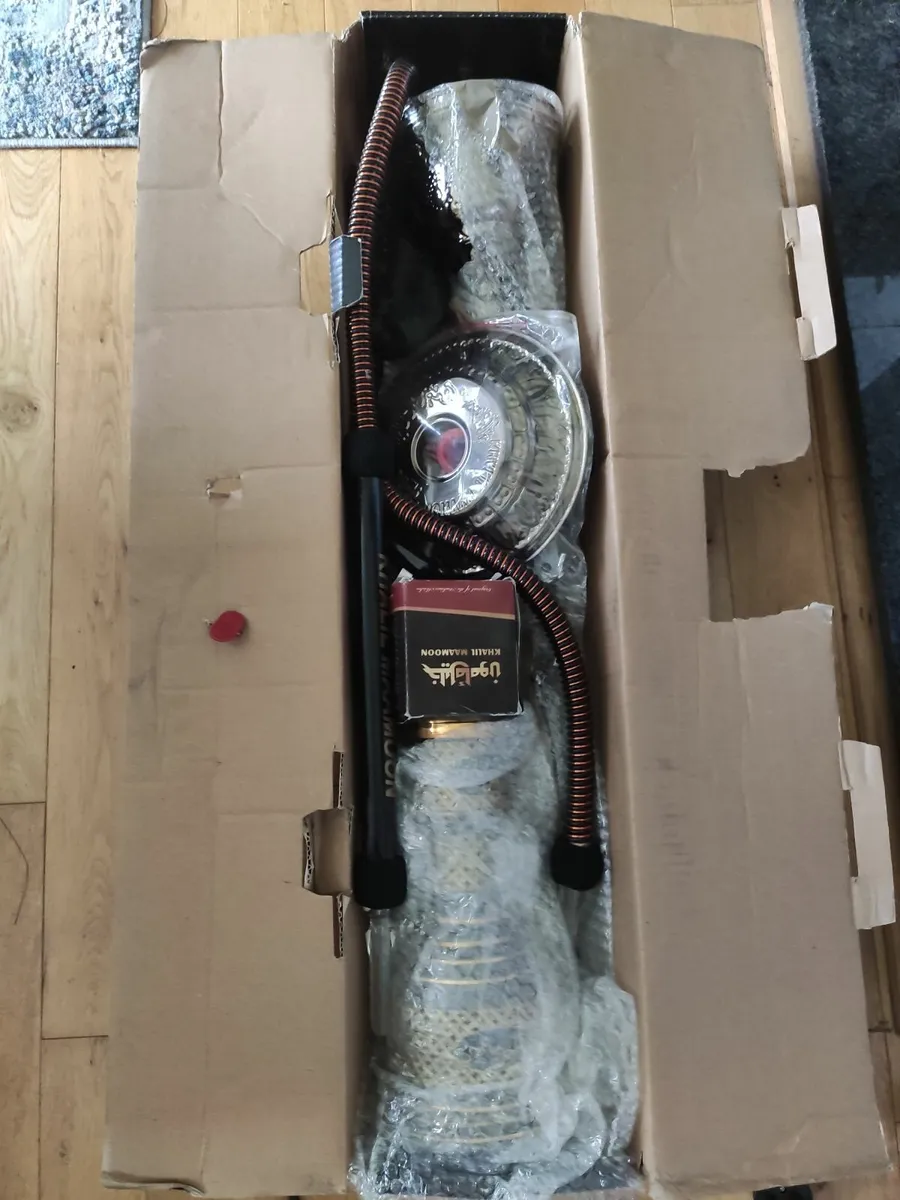 Handmade Khalil Maamoon Trimetal Hookah - Image 2